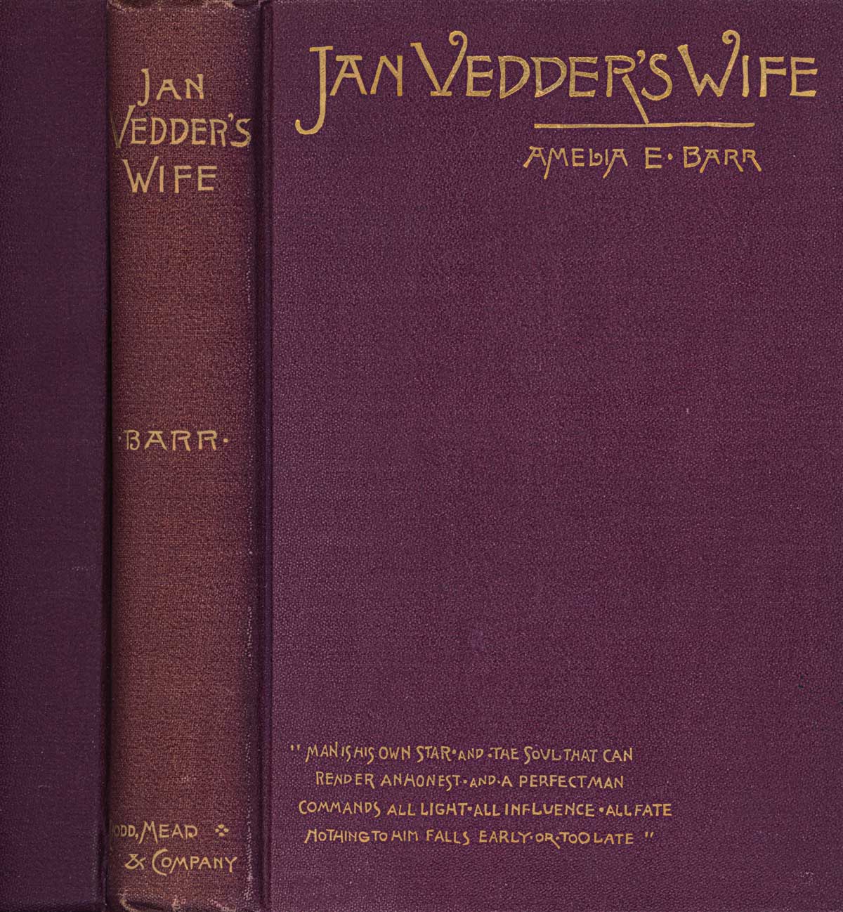Jan Vedder’s Wife (New York: Dodd, Mead &amp; Company, n.d., ©1885)