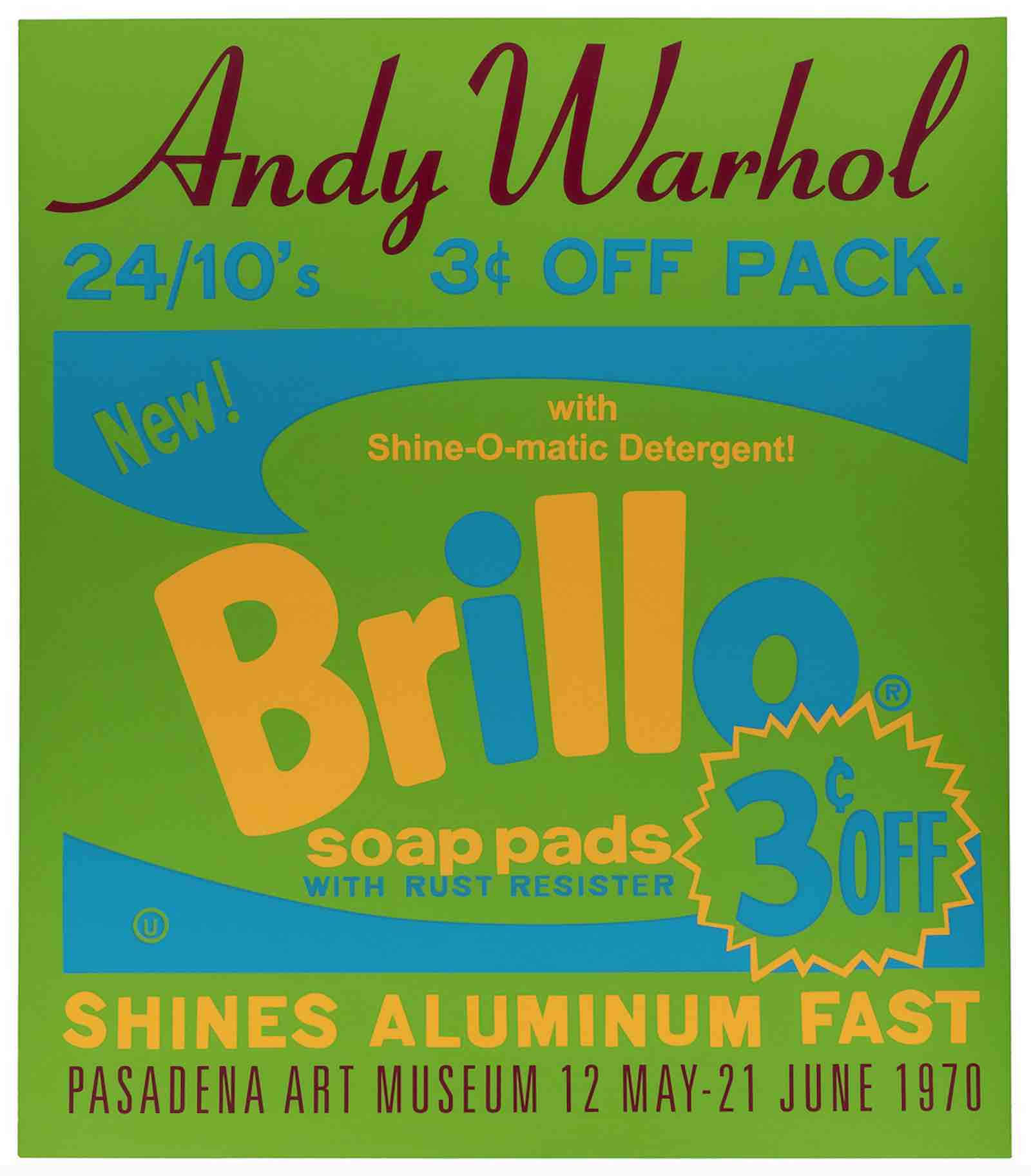 Brillo Soap Pads, 1970, by Andy Warhol