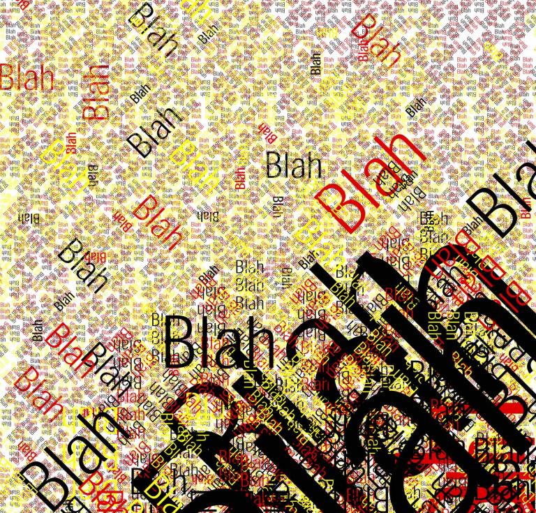 Blah Blah Blah by Paula Scher