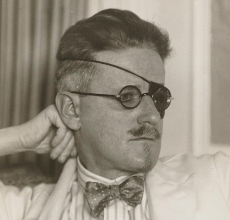 James Joyce portrait by Berenice Abbott