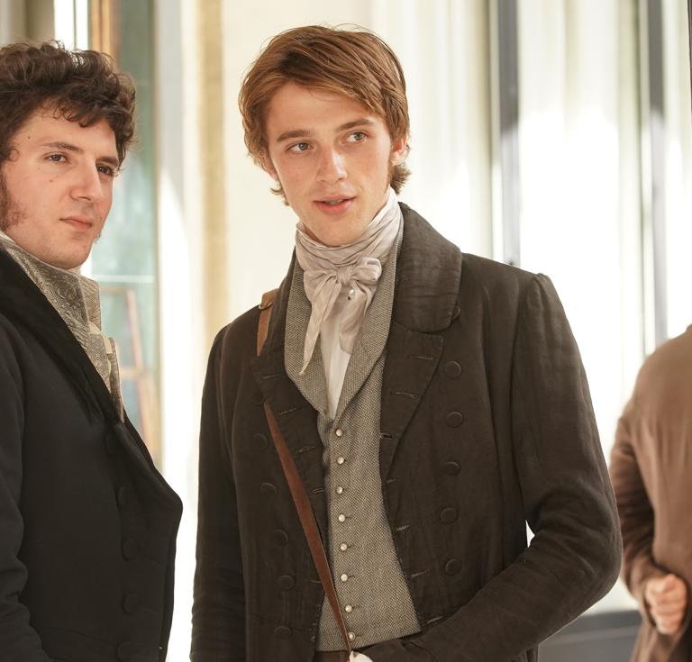 Vincent Lacoste (left) and Benjamin Voisin (right) in the film Lost Illusions