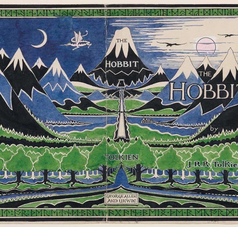 The Hobbit dust jacket