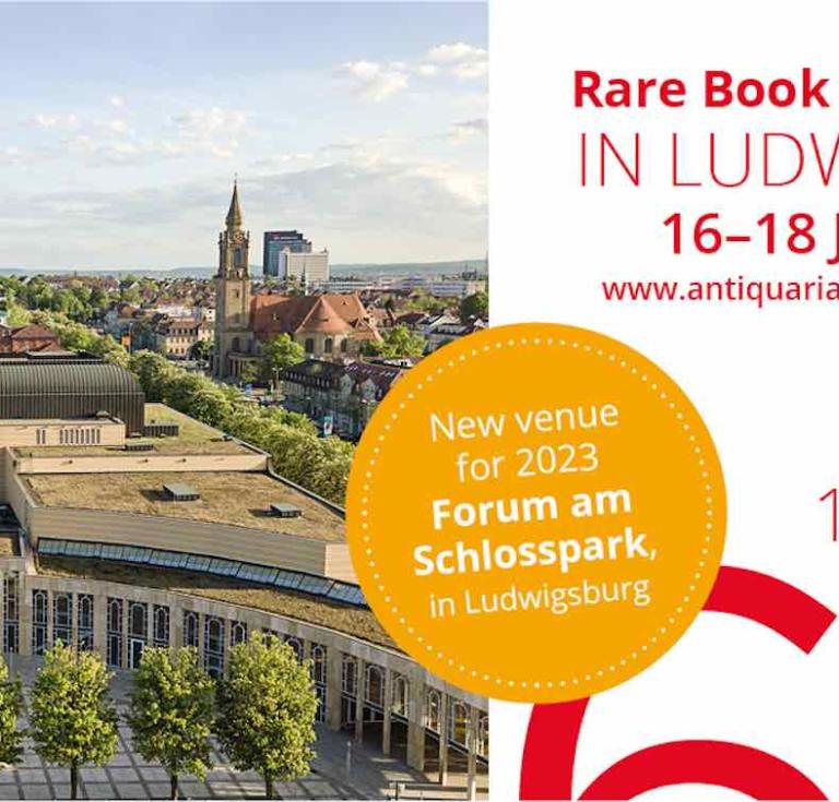 Rare book fair in Stuttgart