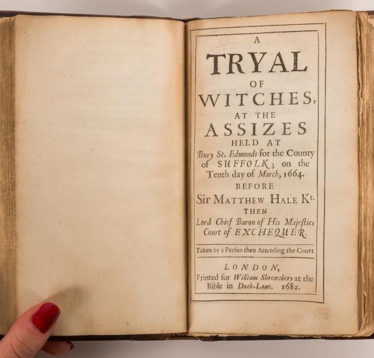 A Tryal of Witches at the Assizes Held at Bury St. Edmunds for the County of Suffolk