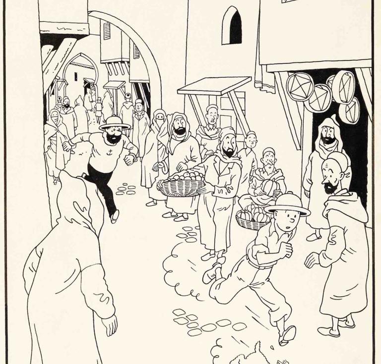 Tintin in The Crab with the Golden Claws