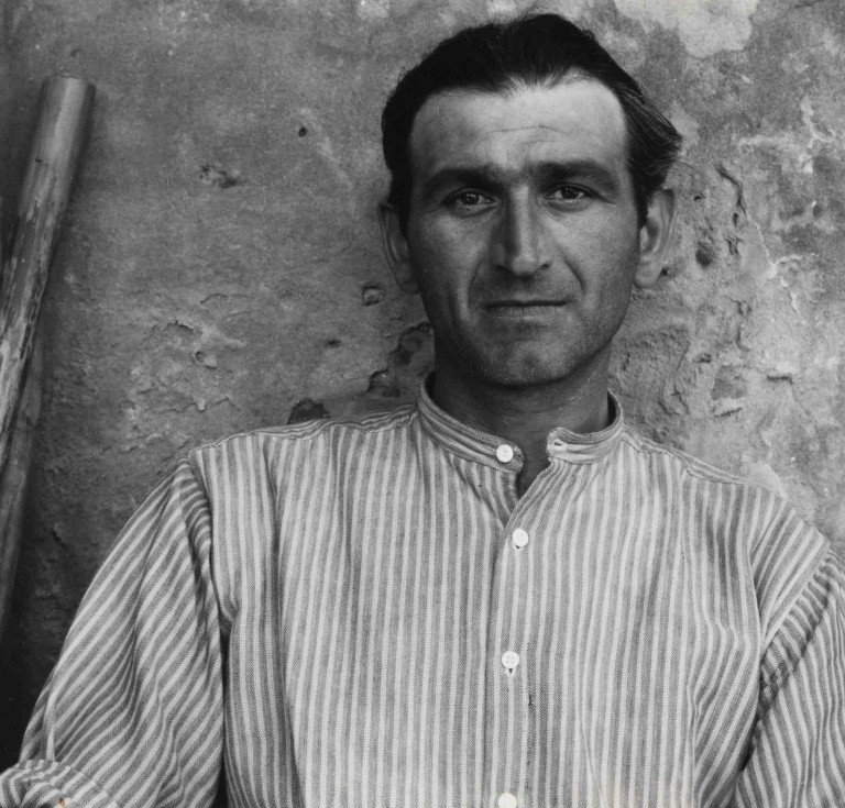Paul Strand, Young Farmer, Luzzara, Italy, 1953