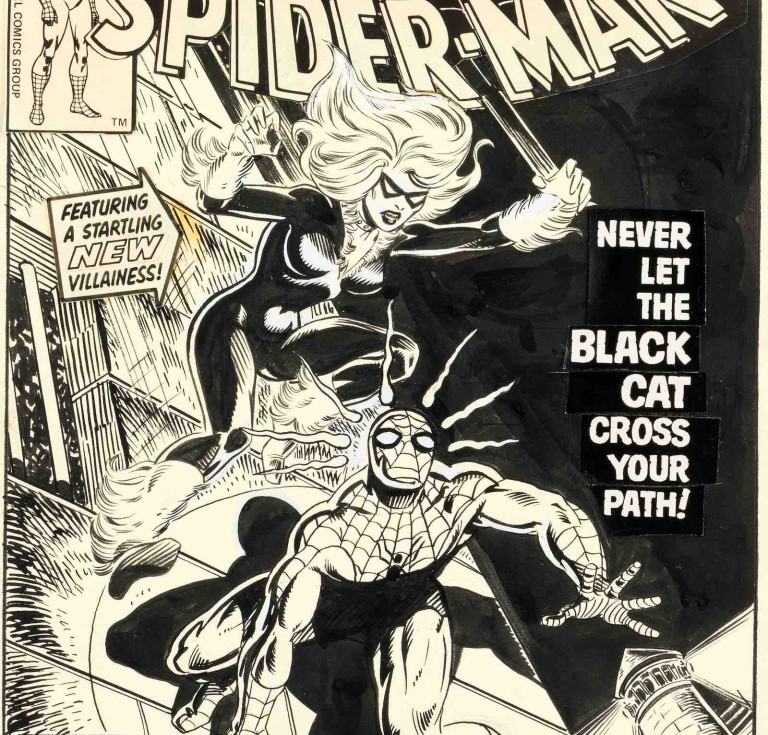 Al Milgrom, The Amazing Spider-Man #194 cover with Black Cat's first appearance