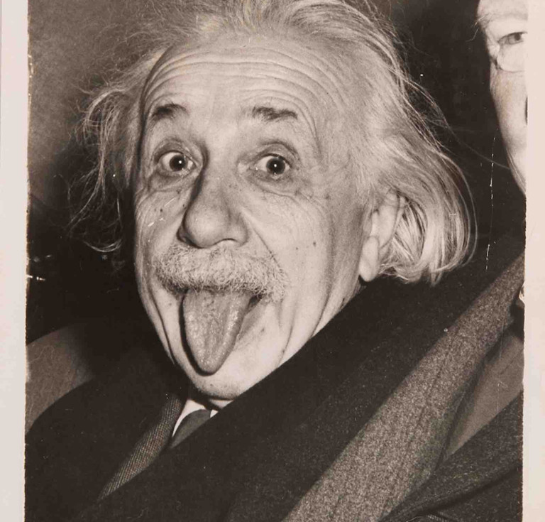 The Einstein tongue photo