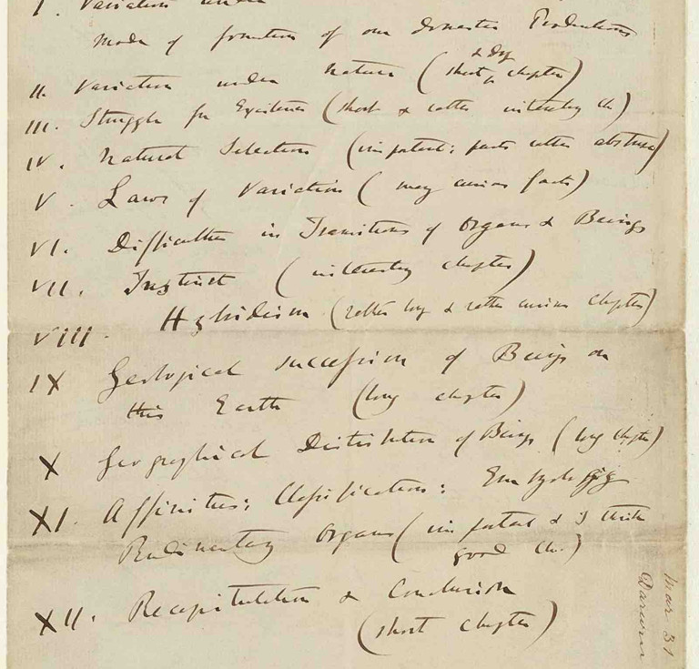 Letter from Charles Darwin to John Murray, 31 March 1859