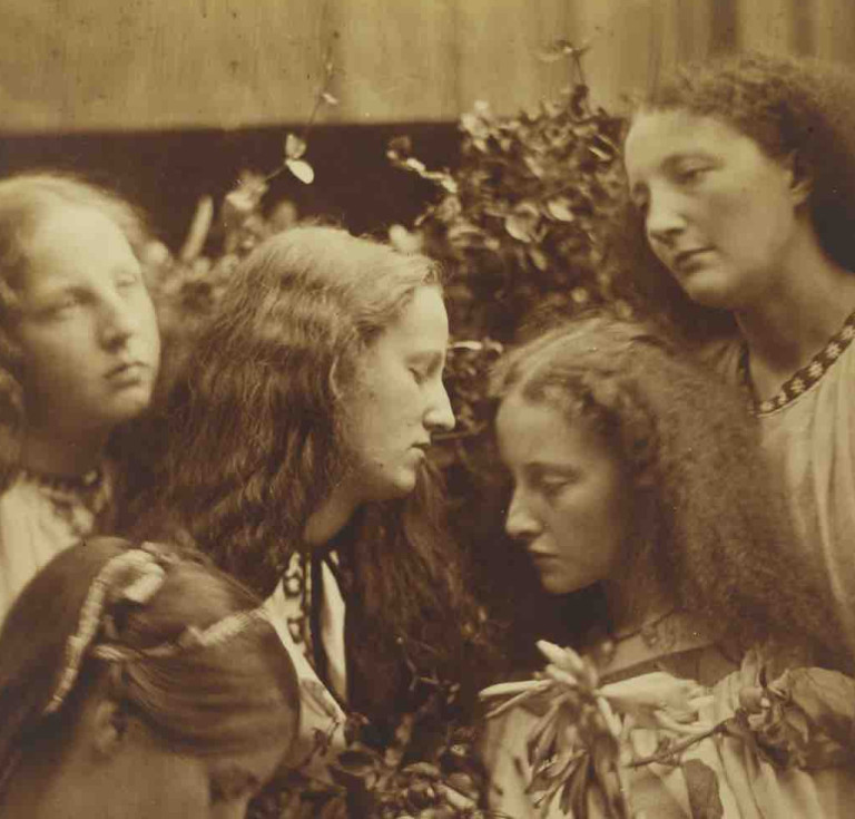 Julia Margaret Cameron, The Rosebud Garden of Girls, 1868, albumen print