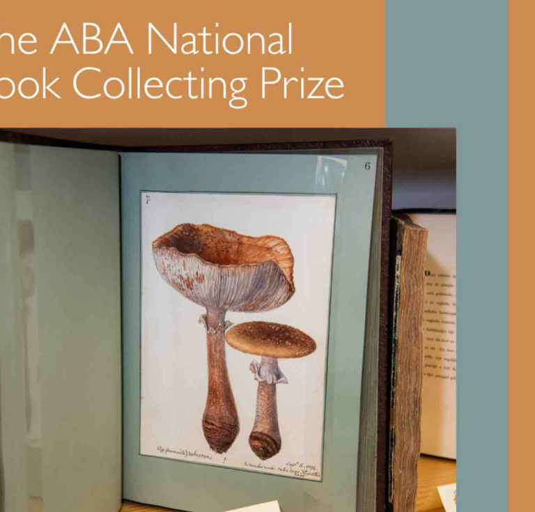 The ABA National Book Collecting Prize poster