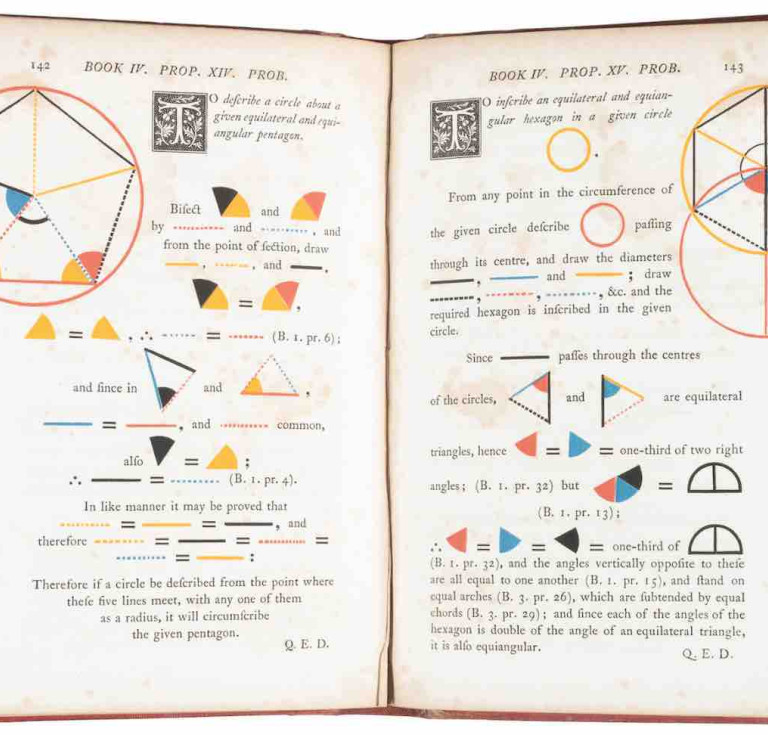 Oliver Byrne’s The First Six Books of the Elements of Euclid 