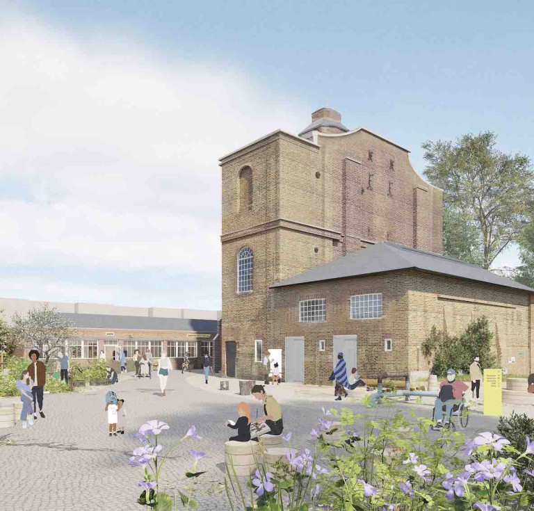 Artist's impression of how the new Quentin Blake Centre for Illustration will look