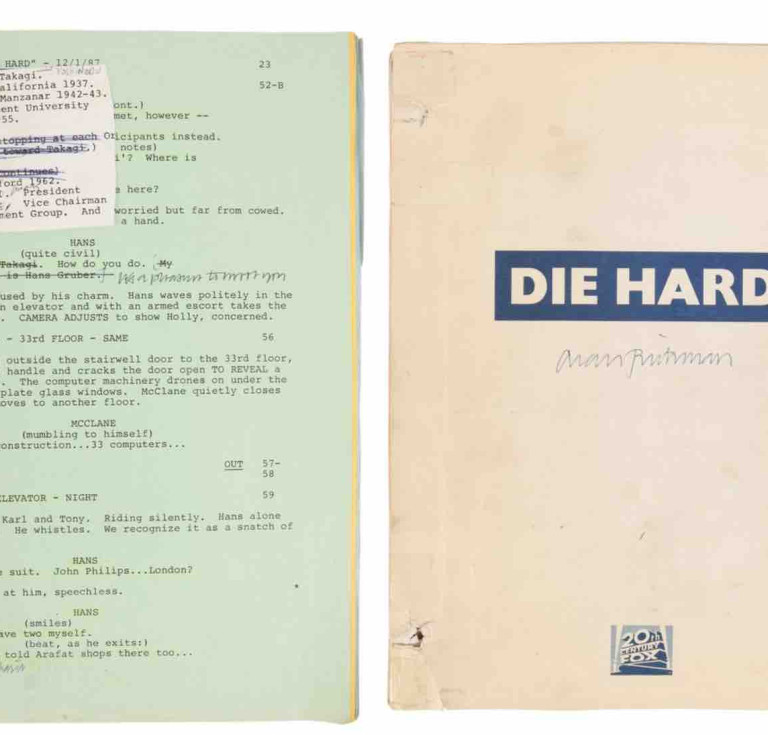 Alan Rickman's Die Hard script